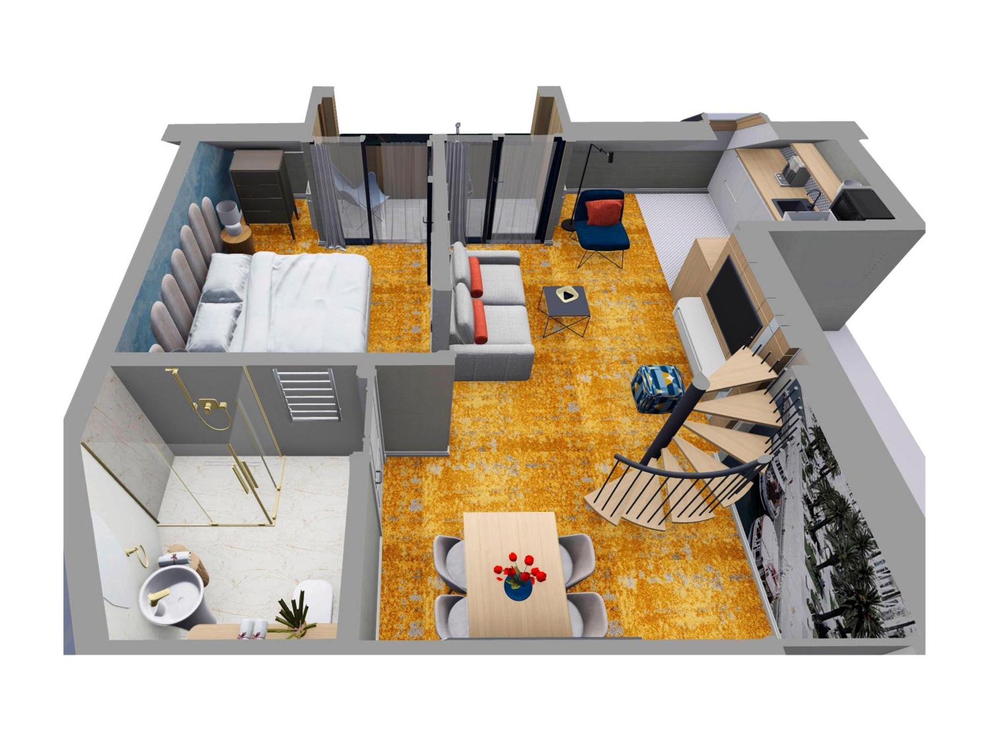 Apartment Boulevard Boutique Leba